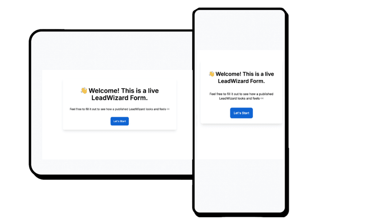 LeadWizard Responsive Forms